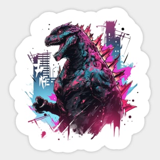 godzilla Sticker